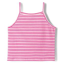 Pine Kids Cotton Lycra Sleeveless Slips With Stripes & Polka Dot Print Pack Of 3 - Colour May Vary