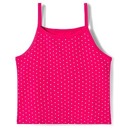 Pine Kids Cotton Lycra Sleeveless Slips With Stripes & Polka Dot Print Pack Of 3 - Colour May Vary