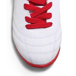 Pine Active Lace Up Football Shoes With Logo Design - White