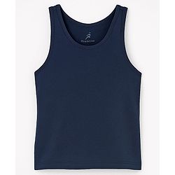 Pine Active Knit Super Stretch Half Sleeves Crop Top with Vest - Multicolor