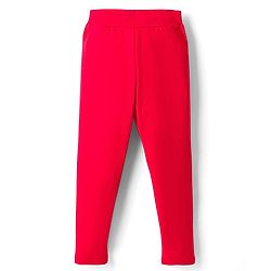 Pine Kids Cotton Lycra Knit Full Length Solid Colour Leggings - White