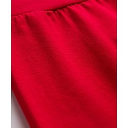 Pine Kids Cotton Lycra Knit Full Length Solid Colour Leggings - White