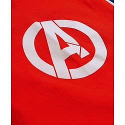 Pine Kids Marvel Terry Knit Half Sleeve Cut & Sew Polo T-Shirt with Avengers Graphic - Multicolor