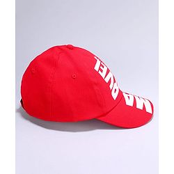 Pine Kids Marvel Cotton Knit Summer Cap with Avengers Graphics Red - Diameter 20 cm