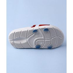 Pine Kids Marvel Slip On Flip Flops with Captain America Applique - Blue & White