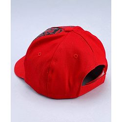 Pine Kids Marvel Cotton Woven Summer Cap With Avengers Graphics Red - Diameter 13.6 cm