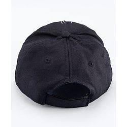 Pine Kids Marvel Cotton Woven Summer Cap with Spider Man Graphic Black - Diameter 17 cm
