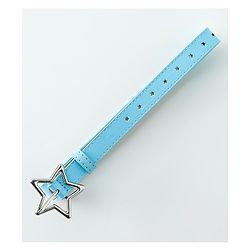 Pine Kids Belts with Star Shaped Buckle - Light Blue