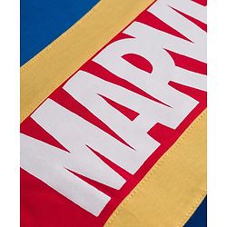 Pine Kids Marvel Single Jersey Knit Full Sleeves Cut & Sew T-Shirt with Avengers Graphic - Multicolor