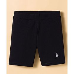 Pine Kids Cotton Lycra Knit Solid Colour Cycling Shorts Pack Of 3 (Colour May Vary)