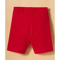 Pine Kids Cotton Lycra Knit Above Knee Length Solid Colour Shorts Pack Of 3 - Colour May Vary