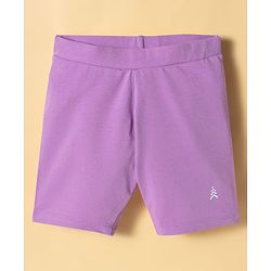 Pine Kids Cotton Lycra Knit Above Knee Length Shorts Pack Of 3 - Colour May Vary