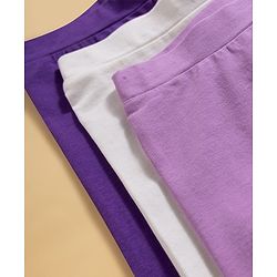 Pine Kids Cotton Lycra Knit Above Knee Length Shorts Pack Of 3 - Colour May Vary