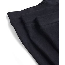 Pine Kids Cotton Lycra Knit Solid Colour Cycling Shorts Pack Of 3 - Black