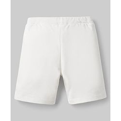 Pine Kids Cotton Lycra Knit Above Knee Length Cycling Shorts with Brand Logo Print - (Colour May Vary)