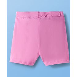 Pine Kids Cotton Lycra Knit Solid Colour Cylcing Shorts(Colour May Vary)