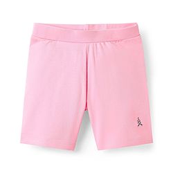Pine Kids Cotton Lycra Knit Solid Colour Shorts (Colour May Vary)
