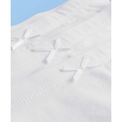 Pine Kids Cotton Elastane Hipster With Logo Print Pack Of 3 - White