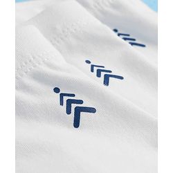 Pine Kids Cotton Elastane Hipster With Logo Print Pack Of 3 - White