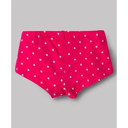 Pine Kids Cotton Knit Star Printed & Striped Panties Pack Of 3 - Multicolour