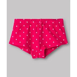 Pine Kids Cotton Knit Star Printed & Striped Panties Pack Of 3 - Multicolour