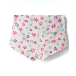 Pine Kids Cotton Elastane Knit Hipster With Floral Print Pack Of 3 (Colour May Vary)