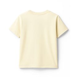 Pine Kids Cotton Knit Half Sleeves T-Shirt & Joggers Set with Text Print - Brown