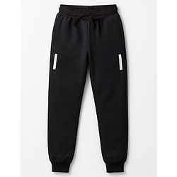 Pine Kids Cotton Knit Half Sleeves T-Shirt & Joggers Set With Future Print - Black