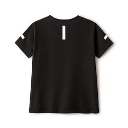 Pine Kids Cotton Knit Half Sleeves T-Shirt & Joggers Set With Future Print - Black