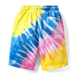 Pine Kids Single Jersey Knit Half Sleeves Co-ords T-Shirt & Shorts Set with Text Graphic - Multicolor