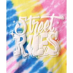 Pine Kids Single Jersey Knit Half Sleeves Co-ords T-Shirt & Shorts Set with Text Graphic - Multicolor