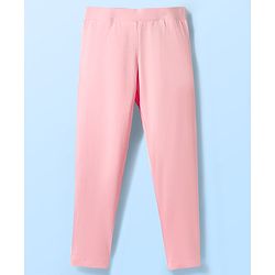 Pine Kids Cotton Lycra Knit Full Length Solid Leggings Pack Of 5 ( Colour May Vary )