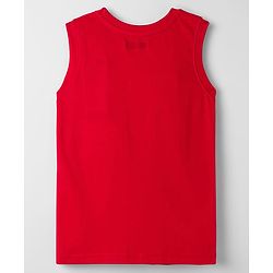 Pine Kids Cotton Knit Sleeveless Tank T-Shirts with Text Print Pack of 5 - Multicolor