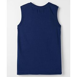 Pine Kids Cotton Knit Sleeveless Tank T-Shirts with Text Print Pack of 5 - Multicolor