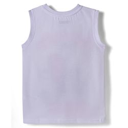 Pine Kids Cotton Knit Sleeveless Tank T-Shirts with Text Print Pack of 5 - Multicolor