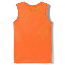 Pine Kids Cotton Knit Sleeveless Tank T-Shirts with Text Print Pack of 5 - Multicolor