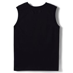 Pine Kids Cotton Knit Sleeveless Tank T-Shirts with Text Print Pack of 5 - Multicolor