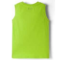 Pine Kids Cotton Knit Sleeveless Tank T-Shirts with Text Print Pack of 5 - Multicolor