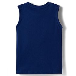 Pine Kids Cotton Knit Sleeveless Tank T-Shirts with Text Print Pack of 5 - Multicolor