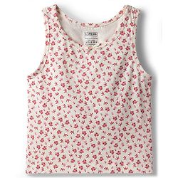 Pine Kids Cotton Lycra Knit Sleeveless Vests with Floral Print Pack of 3 (Color May Vary)