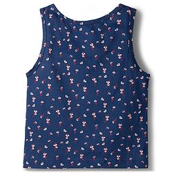 Pine Kids Cotton Lycra Knit Sleeveless Vests with Floral Print Pack of 3 (Color May Vary)
