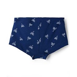 Pine Kids Cotton Elastane Knit Hipster with Bow Print Pack of 3 - ( Colour May Vary)