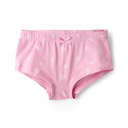 Pine Kids Cotton Elastane Knit Hipster with Bow Print Pack of 3 - ( Colour May Vary)