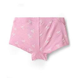 Pine Kids Cotton Elastane Knit Hipster with Bow Print Pack of 3 - ( Colour May Vary)