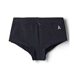 Pine Kids Cotton Elastane Knit Solid Colour Panties Pack Of 3 - Black