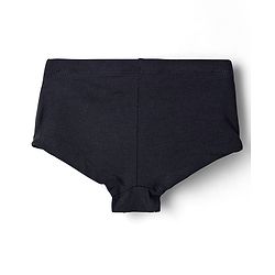 Pine Kids Cotton Elastane Knit Solid Colour Panties Pack Of 3 - Black