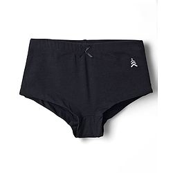 Pine Kids Cotton Elastane Knit Solid Colour Panties Pack Of 3 - Black