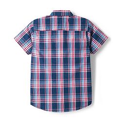 Pine Kids Cotton Woven Half Sleeves Checkered Shirt With T-Shirt - Multicolour