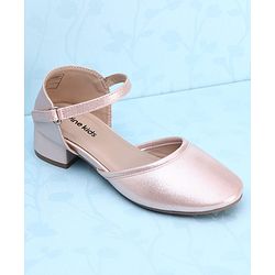 Pine Kids Velcro Closure Solid Colour Ballerinas - Pink