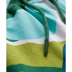 Pine Kids Looper Shorts with Tropical Theme Print - Multicolor